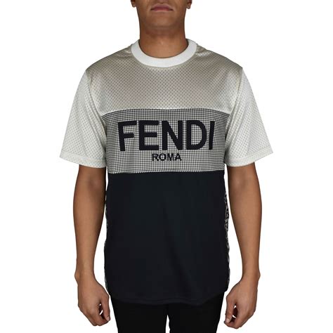 fendi eyes shirt heren|fendi logo print t shirt.